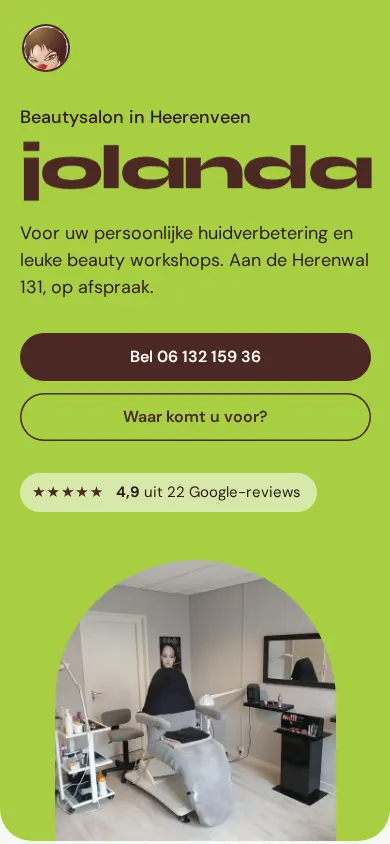 Richting C op een telefoon